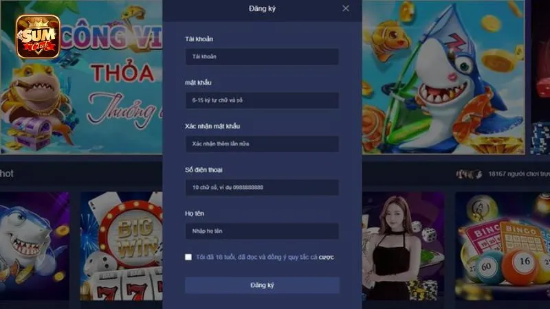 Hướng dẫn đăng ký SumClub